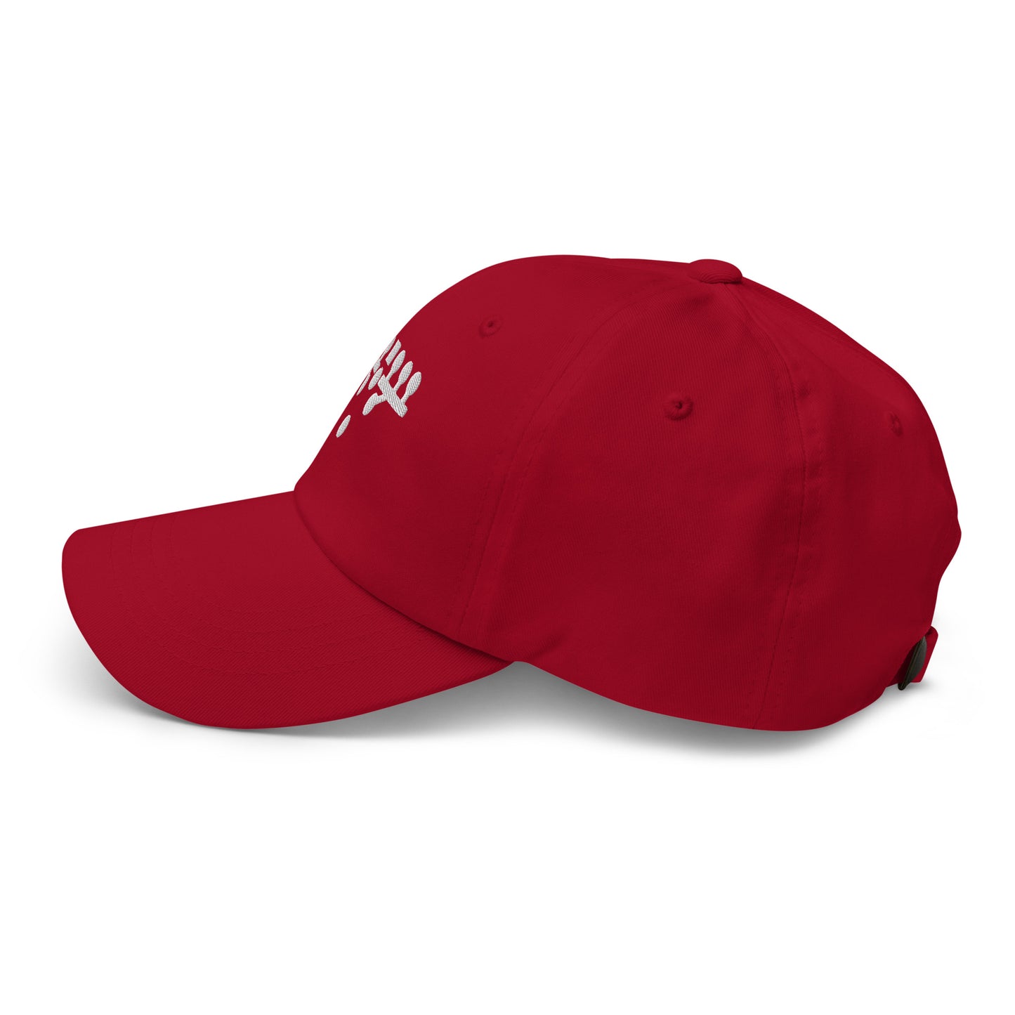 Victory Kneel Dad Hat - Red & White