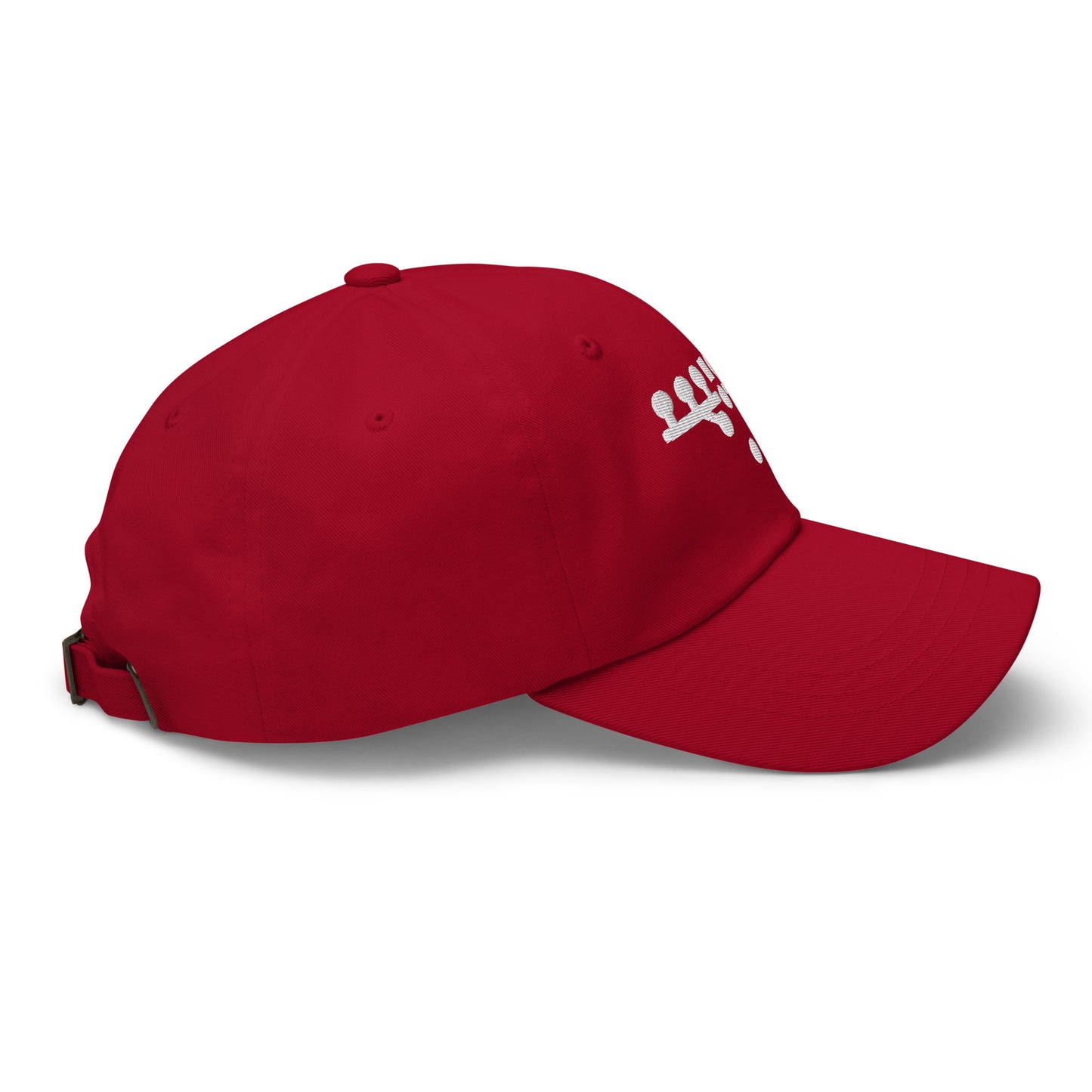 Victory Kneel Dad Hat - Red & White