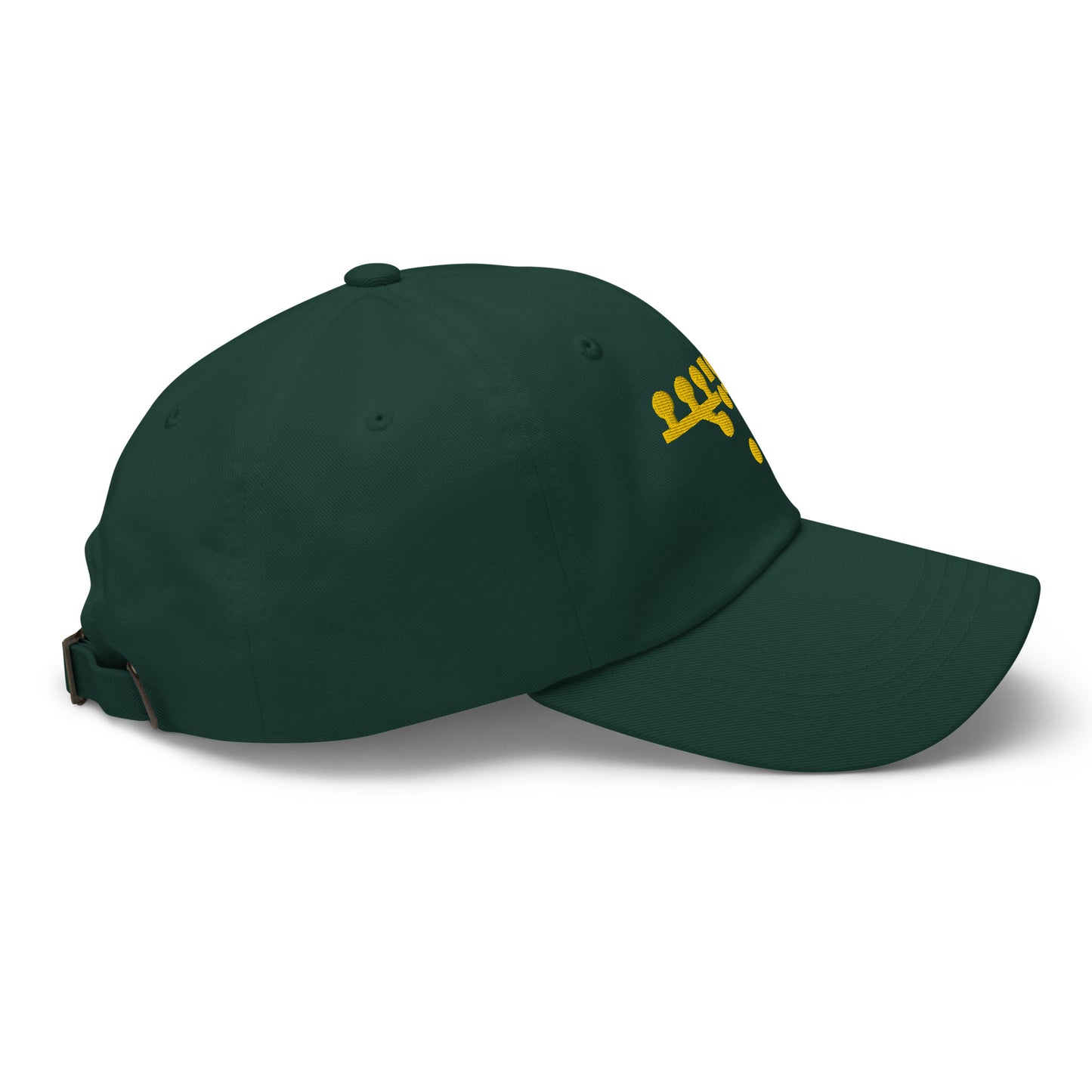 Victory Kneel Dad Hat - Green & Yellow