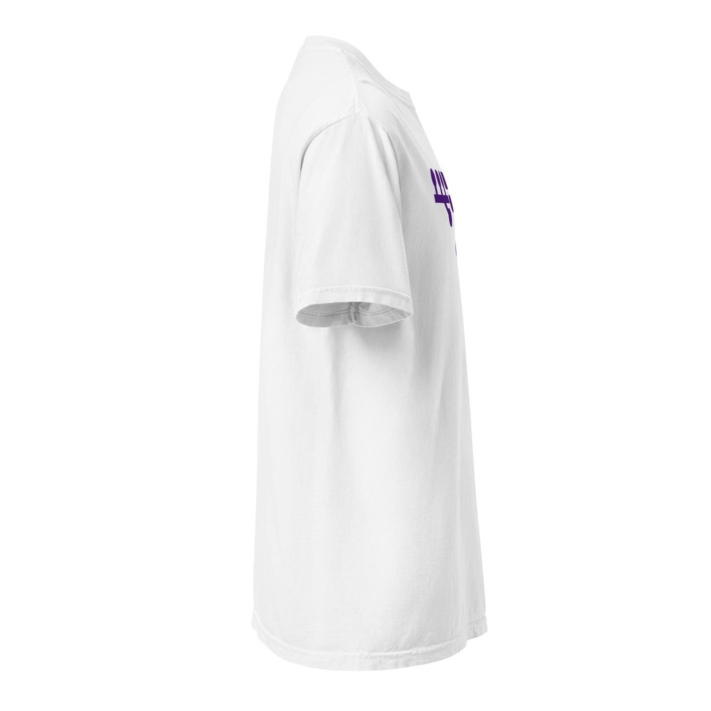 Victory Kneel Tee - White & Purple