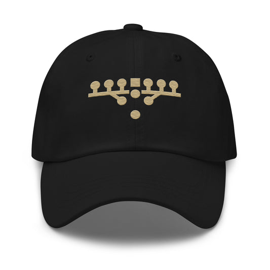 Victory Kneel Dad hat - Black & Gold