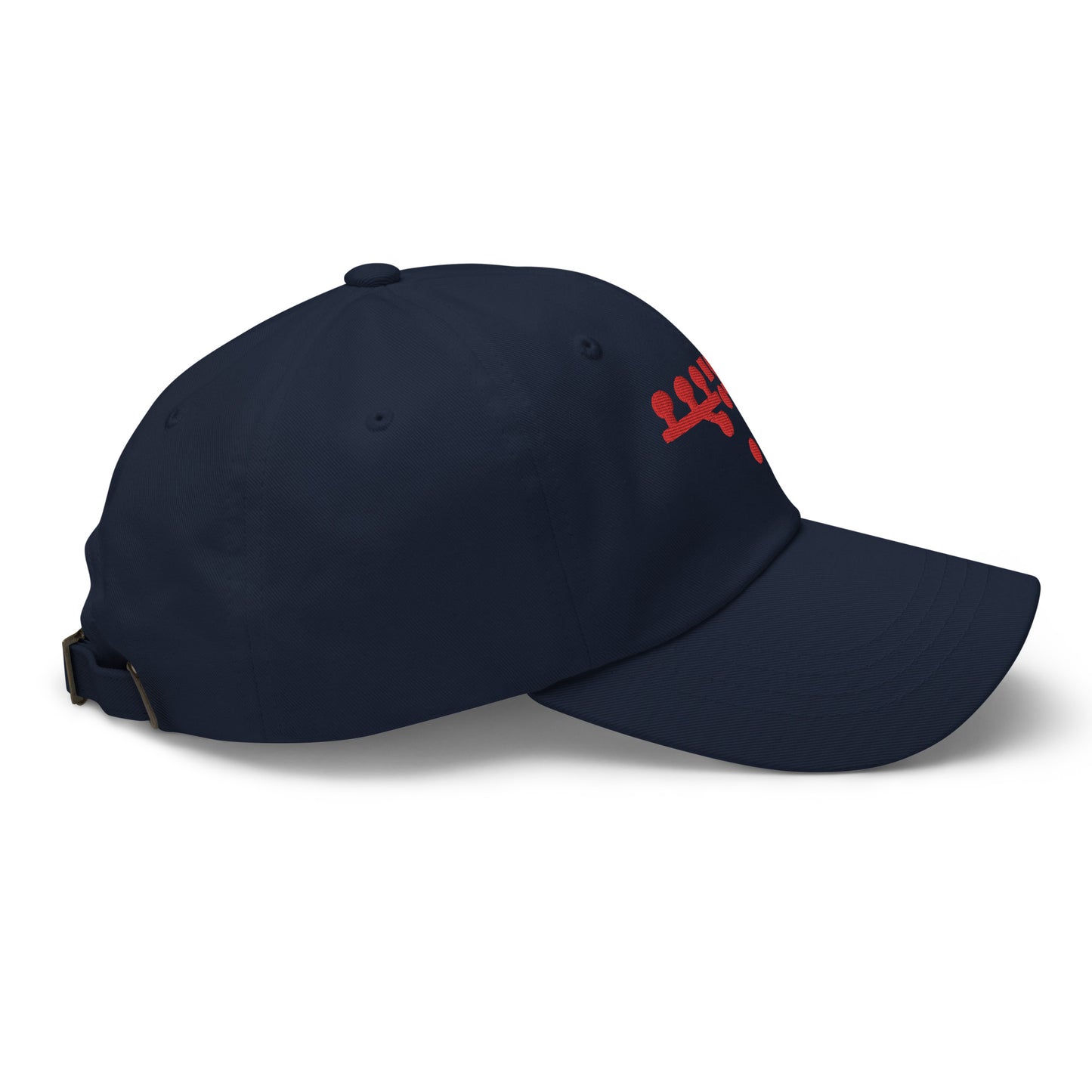 Victory Kneel Dad Hat - Navy & Red