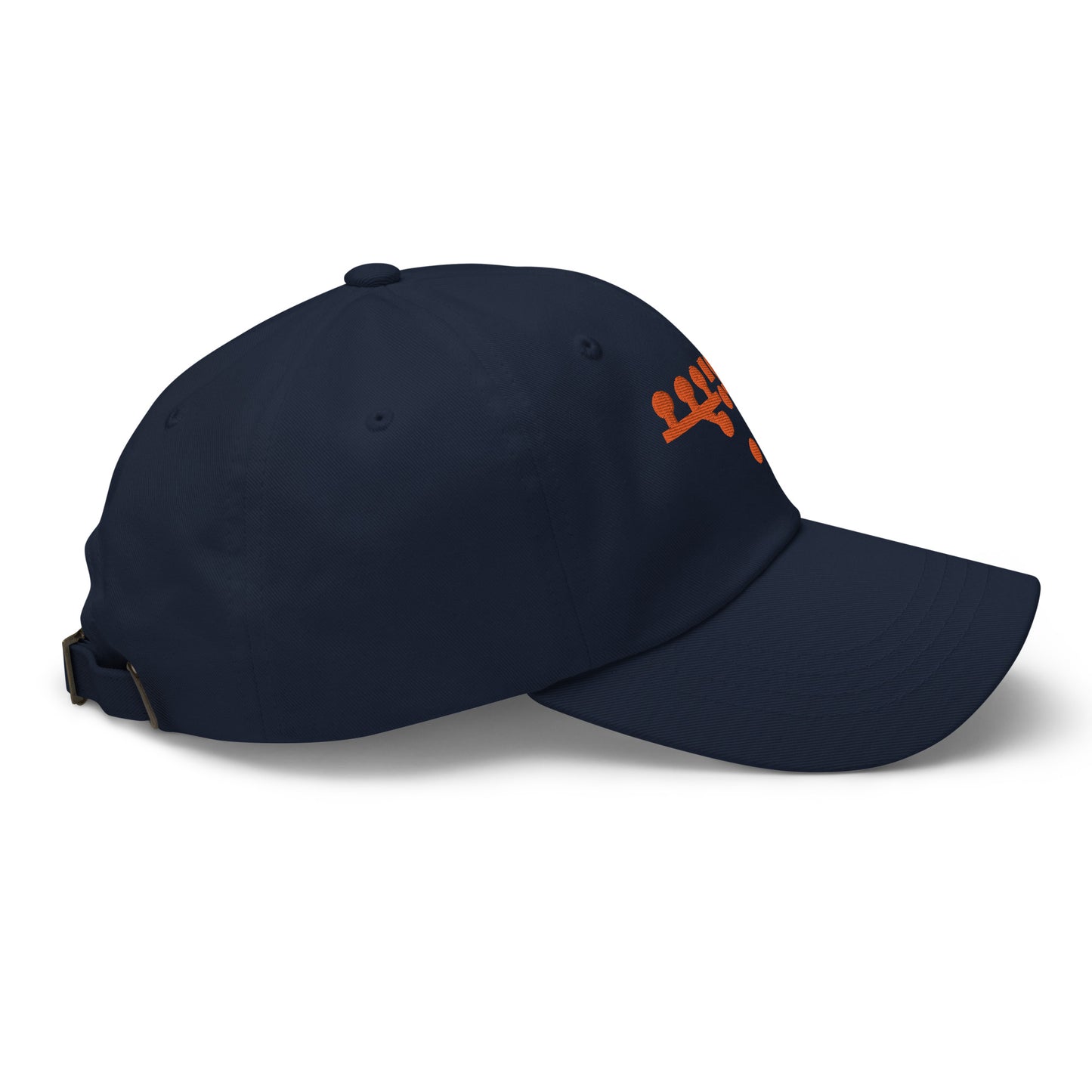 Victory Kneel Dad Hat - Navy & Orange