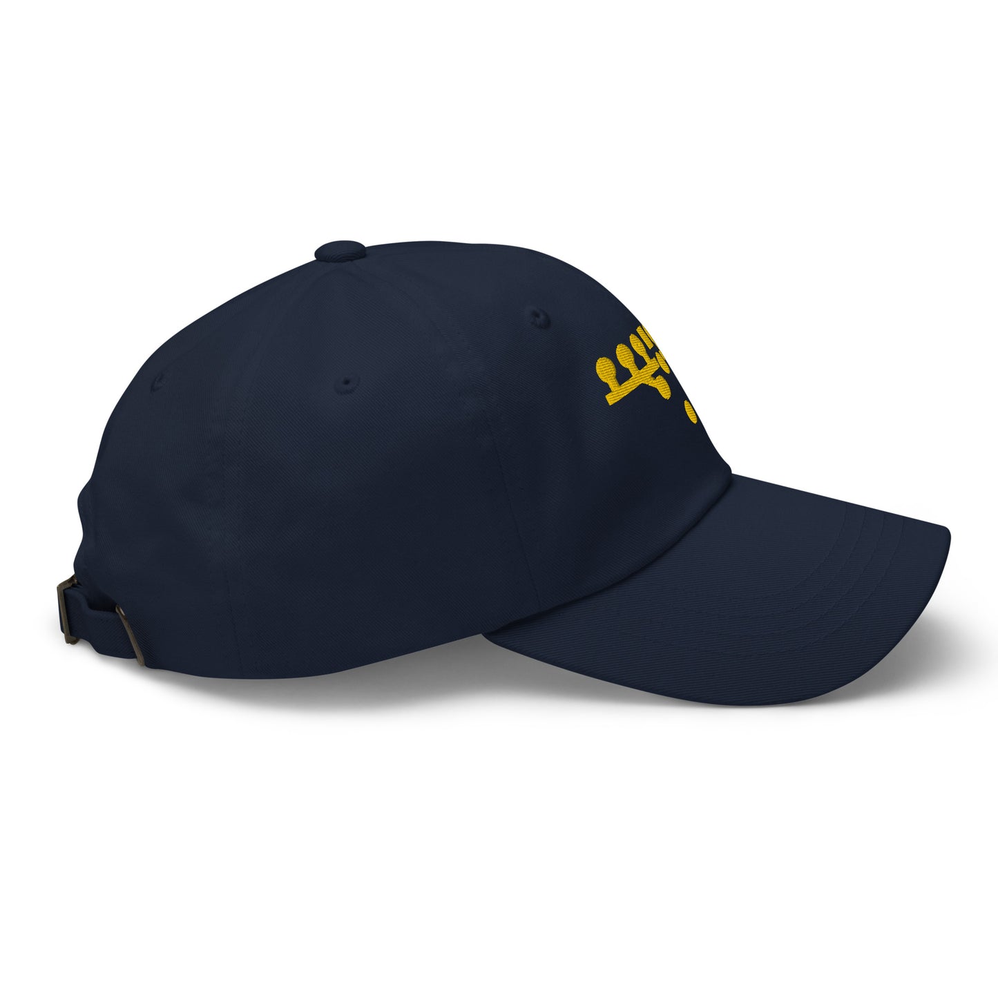 Victory Kneel Dad Hat - Navy & Yellow