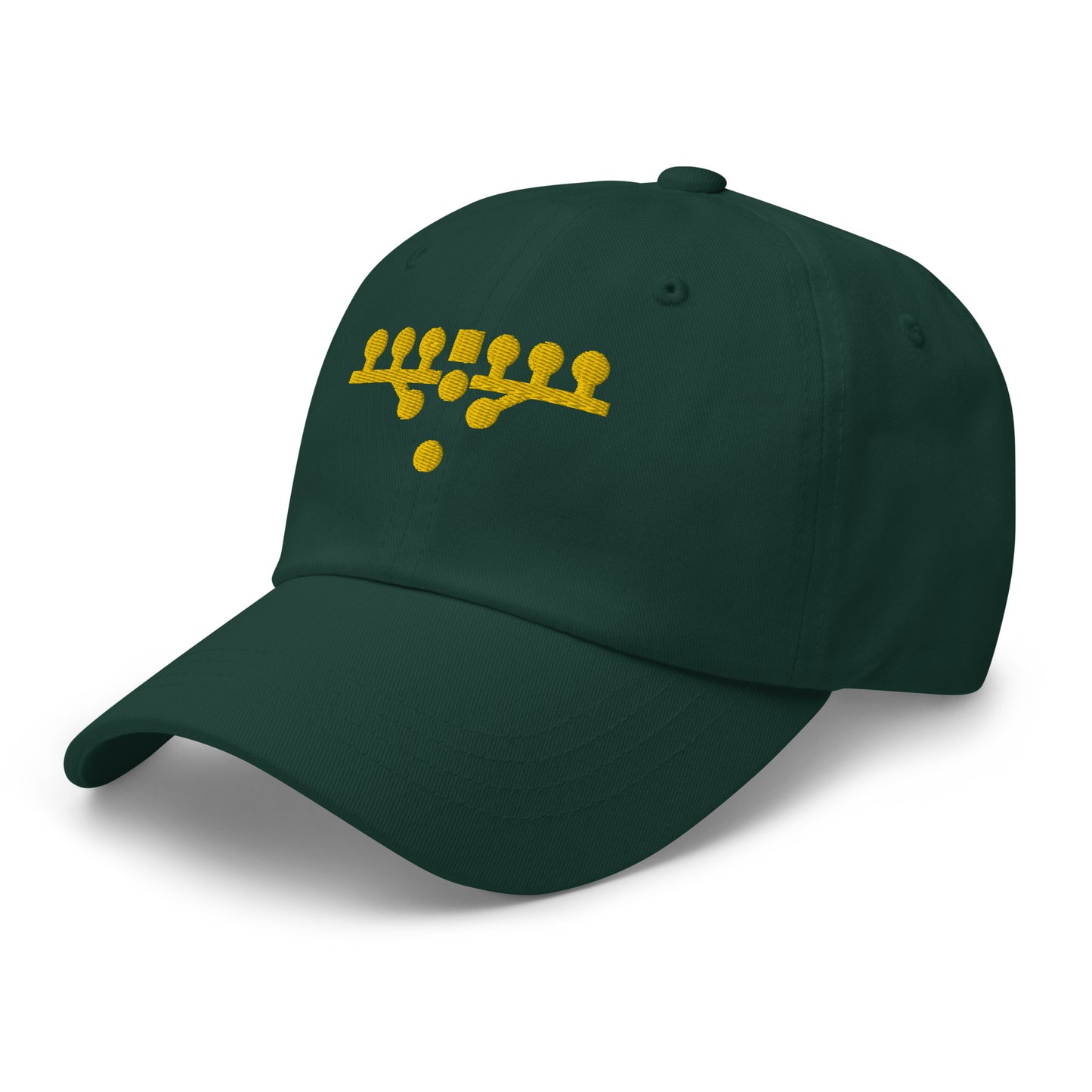 Victory Kneel Dad Hat - Green & Yellow