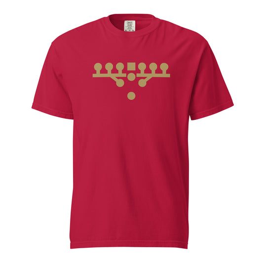 Victory Kneel Tee - Red & Gold