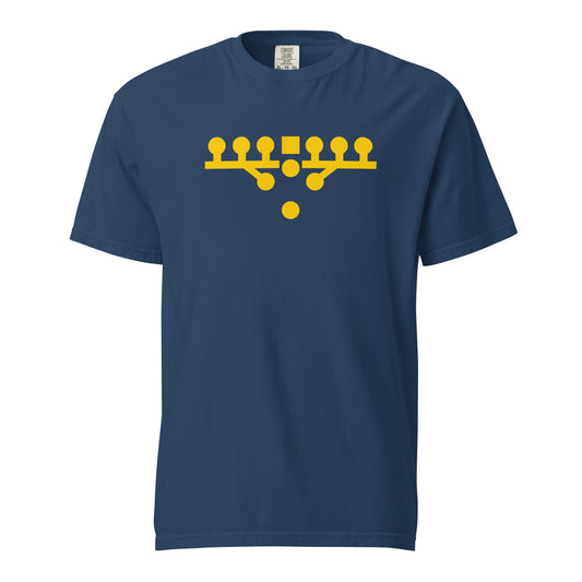 Victory Kneel Tee - Navy Blue & Maize