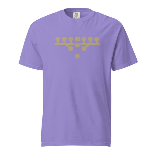 Victory Kneel Tee - Purple & Northwest Gold