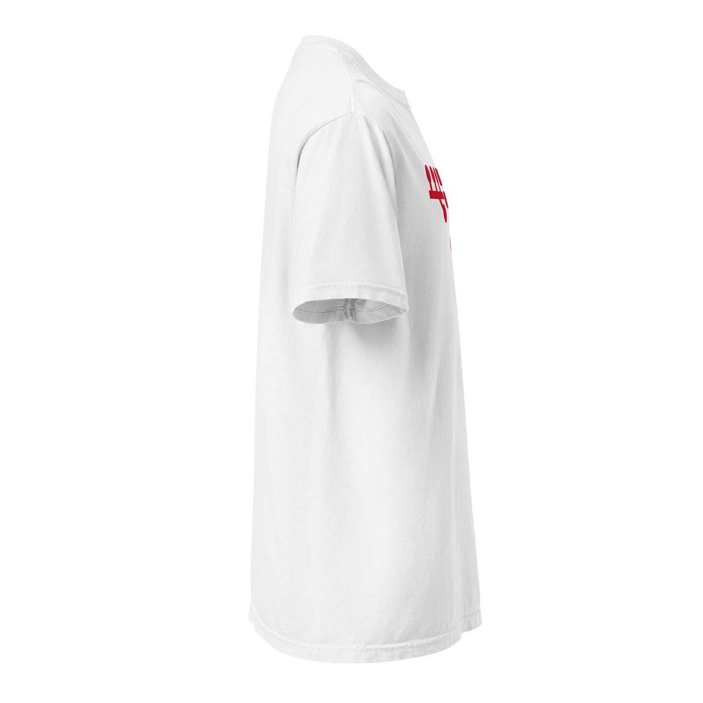 Victory Kneel Tee - White & Red