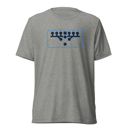 Victory Kneel Gameday T-Shirt - Navy & Light Blue