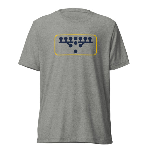 Victory Kneel Gameday T-Shirt - Navy & Maize