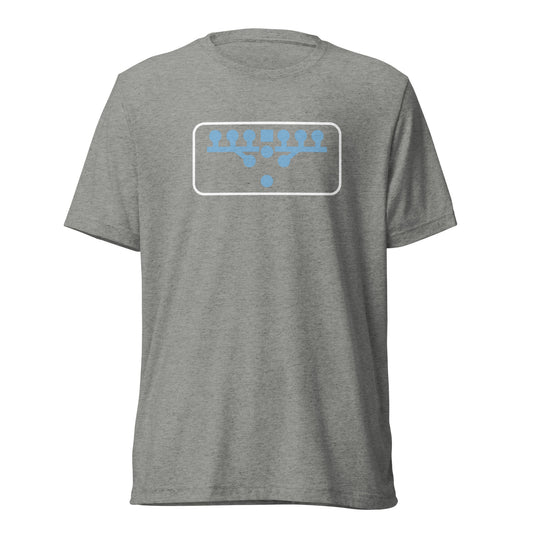 Victory Kneel Gameday T-Shirt - Baby Blue & White