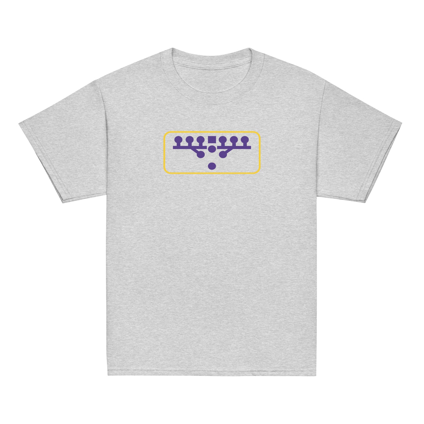 Youth Victory Kneel Gameday T-Shirt - Purple & Gold