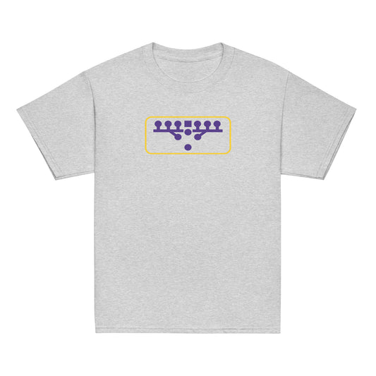 Youth Victory Kneel Gameday T-Shirt - Purple & Gold